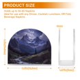 thumbnail image 4 of Yayeee Napkin Holder for Table Set of 2 Kitchen Paper Tissue Organization, Moonlight Mountain, 4 of 8