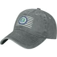 thumbnail image 2 of US and Nro Baseball Cap for Men Women Hat Adjustable Vintage Cotton Dad Caps, 2 of 7