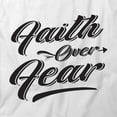 thumbnail image 2 of Faith Over Fear T-Shirt | Religious Christian White Tee Gift, 2 of 5
