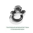 thumbnail image 3 of Piwvid Snowman Cookie Cutter Set of 5, Different Sizes Snowman with Hat Cookie Cutters, Stainless Steel Biscuit Molds for DIY Christmas Day Holiday Party Baking, 3 of 9