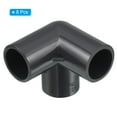 thumbnail image 3 of Uxcell 20mm ID Pipe Fittings 3 Way Elbow Side Outlet Tee Furniture Fittings Pipe Connector 8 Pack, 3 of 5