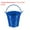 Deep Blue, variant on Small Metal Buckets with Handle Mini Galvanized Bucket Colorful Easter Buckets Red 2.7"x2.3" 6 Pcs