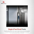 thumbnail image 4 of Elco EP004B 48" Single Circuit H-Track Segment - Black, 4 of 5