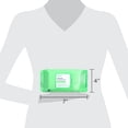 thumbnail image 6 of Equate Exfoliating Cleansing Towelettes with Cucumber, Aloe, and Green Tea, 100 Count, 6 of 8