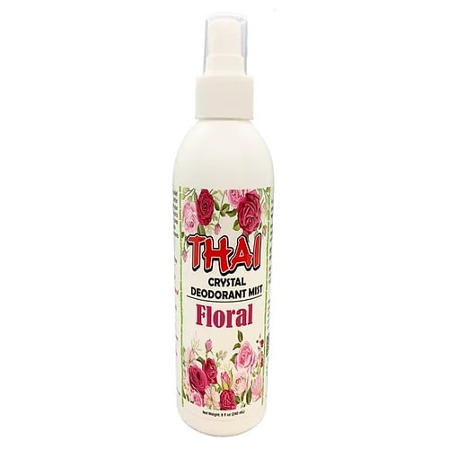 Thai Deodorant Stone Thai Deodorant Mist Floral, 8 Oz