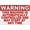 Warning Sign 1, variant on Warning Winter is Coming Warning Sign - 8"x12" Tin Metal Vintage Decor, for Home Farm Bar Coffee Shop Club
