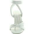 thumbnail image 3 of Franco Sarto Womens Oma Open Toe Ankle Strap Heels, 3 of 3