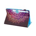 thumbnail image 6 of Cowithday Case for Samsung Galaxy Tab S8 2022 and Tab S7 2020 11" (SM-X700/X706/T870/T875/T876/T878) with Pencil Holder [Auto Wake/Sleep] Stand Magnetic Smart PU Leather Cover, Purple Mandala Flower, 6 of 9