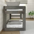 thumbnail image 6 of Max & Lily Twin over Twin Low Bunk Bed, Modern Farmhouse Solid Wood Bunk Beds for Kids, Driftwood, 6 of 9
