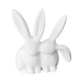 thumbnail image 4 of Bunny Decoration Animal Sculpture Decorative Object Resin Material Easter Accent for Living Room Bedroom Decor, 4 of 9