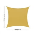 thumbnail image 3 of Coolaroo Coolhaven Outdoor Sun Shade Sail With Hardware Kit 95% UV Block Protection for Garden, Patio, Backyard, 12' Square, Sahara, 3 of 6