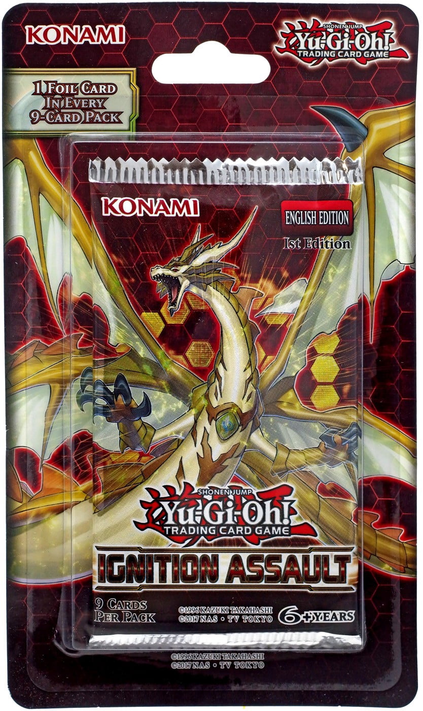 YuGiOh Trading Card Game Ignition Assault Blister Booster Pack (9 Cards) -  Walmart.com