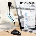 thumbnail image 4 of Microphone d'Ordinateur de Bureau Microphone Capacitif Filaire Interface 3.5mm pour Conférence Chat Vocal, 4 of 8