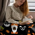 thumbnail image 6 of Halloween Gnome Blanket Lightweight Plush Cozy Super Soft Flannel Fleece Throw Swaddle Blanket for Travel Home Decor 40"x30" XS for Pet Toddler, 6 of 6