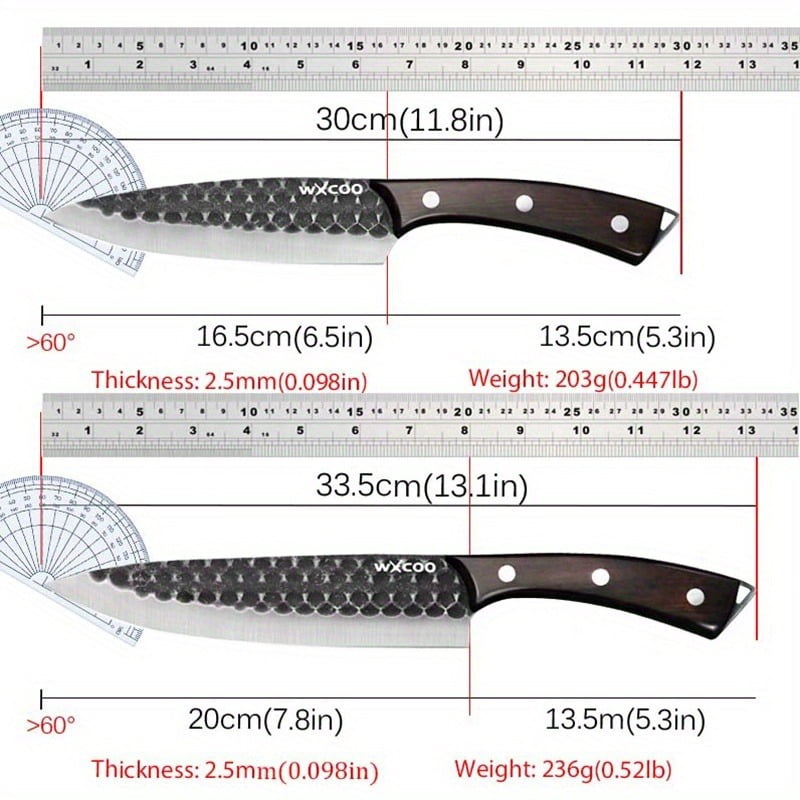 1-3PCS Stainless Steel Utility Knife Chef Knife Multipurpose Knife Boning Knife Sashimi Knife Sharp Cleaver Professional Cooking Knife Kitchen Accessories Kitchen Scissors Fruit Knife Meat Beef Fish