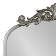thumbnail image 5 of Kate and Laurel Arendahl Traditional Ornate Wall Mirror, 19 x 31, Antique Silver, Decorative Mirror with Baroque Inspired Detailing, 5 of 7