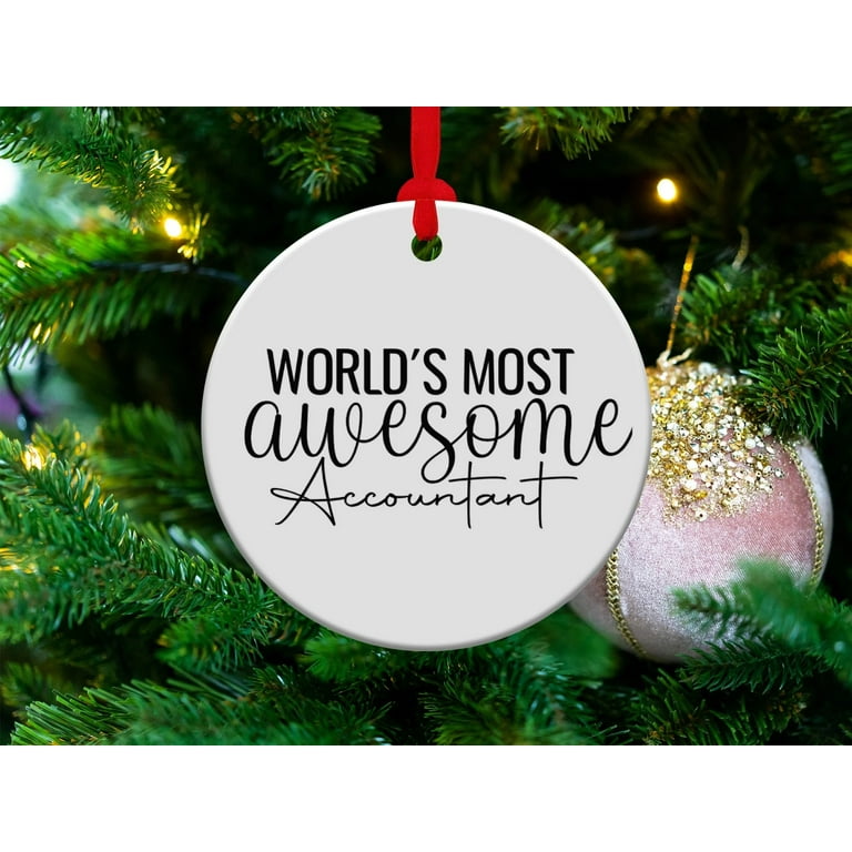 Worlds most Awesome Bookkeeper - Ornament Worlds most Awesome Bookkeeper - Ornament