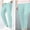 Sky Blue, variant on Fartey Womens Summer Breathable Ice Silk Pants Elastic High Waisted Drawstring Quick Dry Pants Solid Color Loose Drape Straight Leg Trousers with Pockets,Purple,S-3XL