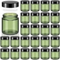 thumbnail image 1 of Frascos de vidrio Norme de 4 oz/120 ml con tapas redondas a prueba de fugas, 24 unidades, 1 of 6