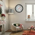 thumbnail image 3 of WIFKLSIIPG Indoor Outdoor Large Numbers Wall Hygrometer Does Not Require Battery 10 Inch Wireless Hanging Hygrometer Garden (Black), 3 of 7