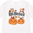 thumbnail image 4 of Inktastic Big Brother Pumpkins with Fall Leaves Boys Long Sleeve Toddler T-Shirt, 4 of 5