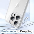 thumbnail image 4 of JETech Case for iPhone 13 Pro Max 6.7-Inch, Shockproof Phone Bumper Cover, Solid Color Matte TPU Frame, Anti-Scratch Clear Back (Silver), 4 of 6