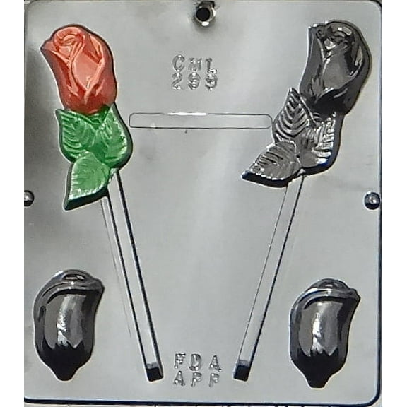 299 Rose Assembly Pop Lollipop Chocolate Candy Mold