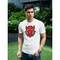 thumbnail image 2 of Funny Hog Powerful Look T-Shirt Men -Image by Shutterstock, Male Medium, 2 of 4