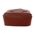 thumbnail image 1 of Bolsa de cosméticos, almohada de órgano, maquillaje, hogar, viaje, almacenamiento, suministros de lavado, gran capacidad, color caramelo y moca., 1 of 5