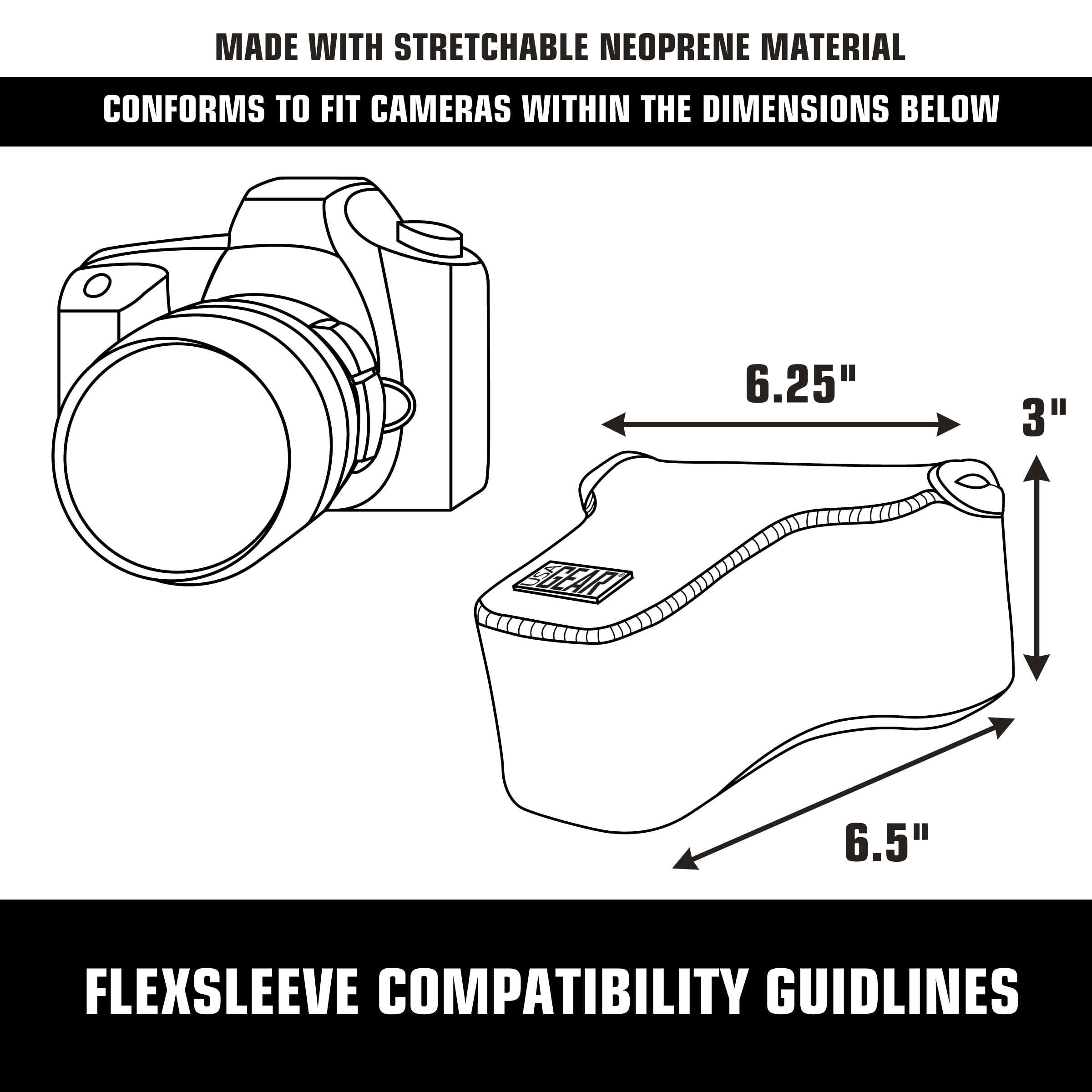 USA GEAR DSLR Camera Case / SLR Camera Sleeve (Red Plaid) with Neoprene Protection , Holster Belt Loop and Accessory Storage - Compatible With Nikon D3400 / Canon EOS Rebel SL2 / Pentax K-70 & More