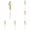 A, variant on Starlight 5Pcs 5ml Erasable Pens, 6.2 inch 0.5 mm Fine Point Erasable Gel Pens, Cute Animal Design, Graduation Party Supplies, Graduation Gifts for Her, Blue Ink, Tiger
