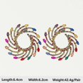 thumbnail image 1 of Pendientes colgantes geométricos de cristal con cuentas de playa de verano para mujer estilo bohemio - 26 | Código de modelo 4348 26, 1 of 5