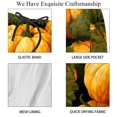 thumbnail image 4 of luoweisi Men's Beach Shorts Quick Dry Swim Trunks with Mesh Lining Thanksgiving Pumpkin S, 4 of 5