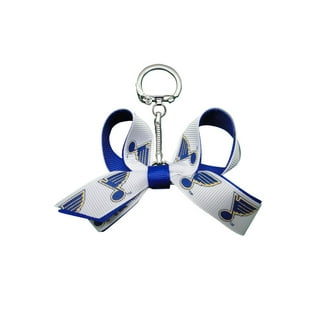 St. Louis Blues Mini Hockey Puck Team Logo Keychain
