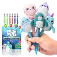 thumbnail image 1 of Pack de 5 Bolígrafo de Peluche BUNMO con 10 Recargas Aromáticas y Coloridas, 1 of 7