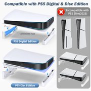 Horizontal Stand for PS5, PS5 Accessories ,Compatible with PS5 Disc & Digital Consoles, with Screw Fixing