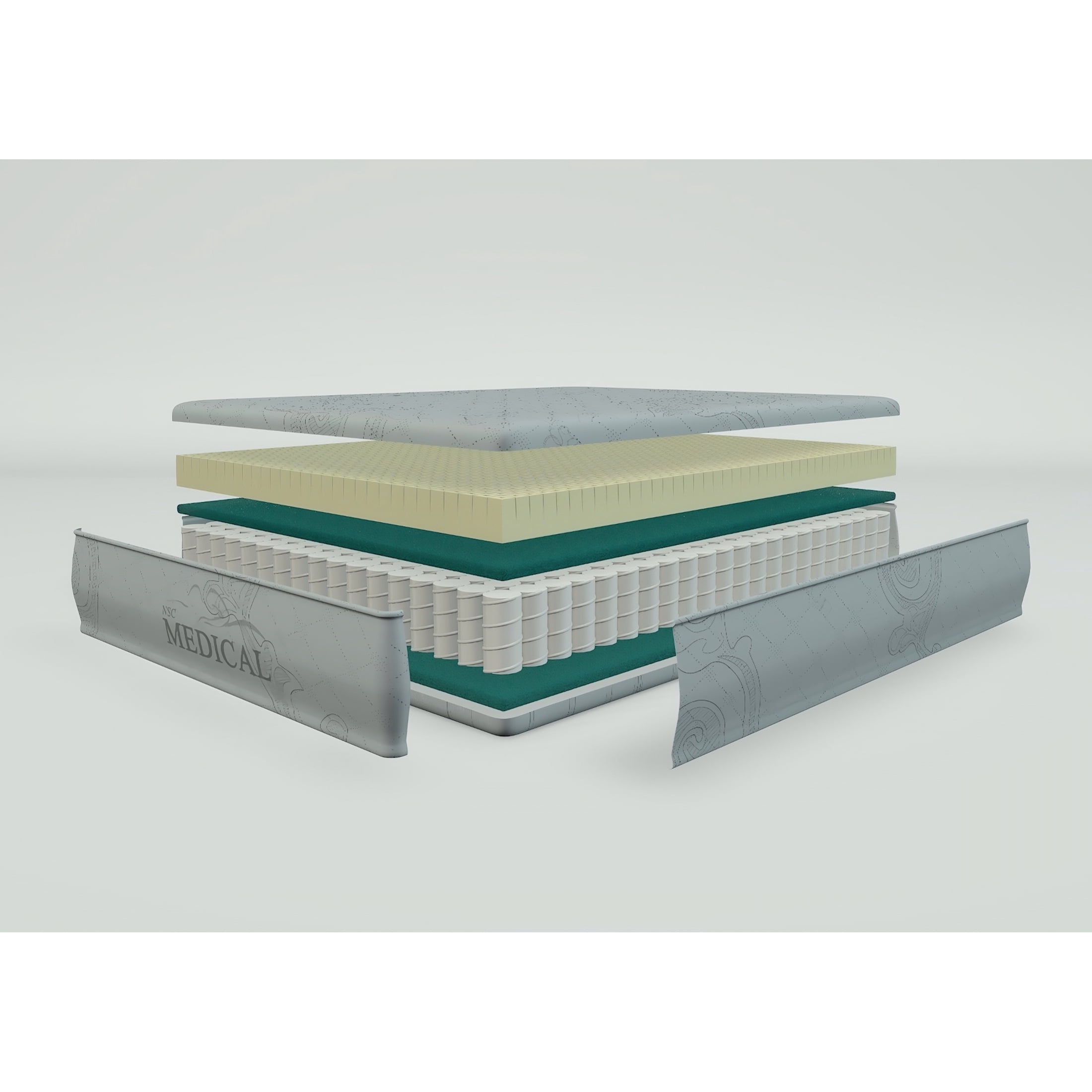 NSC Medical Hybrid Articulating System King Mattress