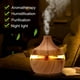 thumbnail image 5 of Humidificador ultrasónico de aire con luces LED de 7 colores, difusor eléctrico de aceites esenciales para aromaterapia (línea de madera clara), 5 of 6