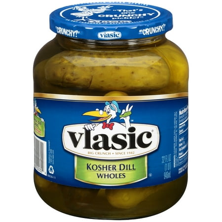 Vlasic Kosher Dill Whole Pickles, 32 oz - Walmart.com