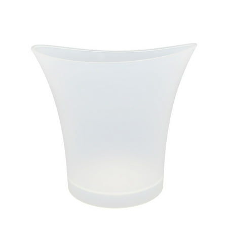 

hoksml 5L Champagne Luminous Ice Bucket Beer Ice Bucket LED Round Plastic Ice Bucket Festival Clearance Gifts