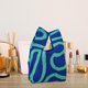thumbnail image 1 of Bolso de mano de punto Salvador para mujer bolso de hombro bohemio reutilizable ligero Azul, 1 of 10