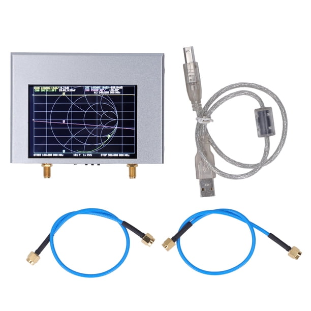 Analizador De Red Vectorial De 4 GHz, Kit De Calibración De Antena VNA 4, Rango De Frecuencia Ultra Amplio, Blindaje Mejorado Con Pantalla Táctil De 4 Pulgadas Para Pruebas