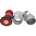 thumbnail image 4 of Buse de Boyau d'Incendie Industrielle Robuste de 2 Pouces en NPS avec 2 x Raccords Camlock en Aluminium de 2 Pouces, Raccords, Équipement de Pompiers, Buse Anti-Buée à Débit Constant, 4 of 6