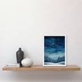 thumbnail image 2 of Clear Sky Starry Night in Forest Covered with Snow Oil Painting Crescent Moon Winter Landscape Artwork Framed Wall Art Print A4, 2 of 5