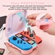 thumbnail image 2 of Estuche portátil para guardar Joycons para Nintendo Switch/OLED, diseño con gancho para gatos, caja protectora de transporte con ranuras para tarjetas de juego y cordón - para mandos de juego, 2 of 6