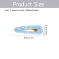 thumbnail image 2 of Juego de pinzas para el cabello de resina, pinzas, accesorios para el cabello, pasadores para el cabello con estampado de leopardo para mujeres, regalos para mujeres y niñas, 2 of 5