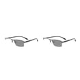 thumbnail image 1 of Gafas de sol media montura Qarigey para hombre estilo Vintage con dioptrías antideslizante, 1 of 6