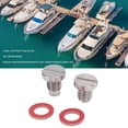 thumbnail image 4 of Kit De Tornillos Con Tapón De Drenaje De Unidad Inferior De Unidad De Acero Inoxidable 90340-08002 Para Motor Fueraborda 5HP 6HP 8HP 9.9HP 15HP 90HP 115 A 300HP, 4 of 7