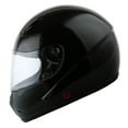 thumbnail image 3 of 1Storm Motorcycle Bike Full Face Helmet HB75 Horn Wing as Bonus Glossy Black, 3 of 10