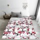 thumbnail image 5 of Balery Cherry Blossoms Manta de Felpa Suave y Acogedora – Cobija de Franela Aterciopelada para Cama, Lavable y Cálida para Sofá, Mascotas, Transpirable-80"x60", 5 of 7